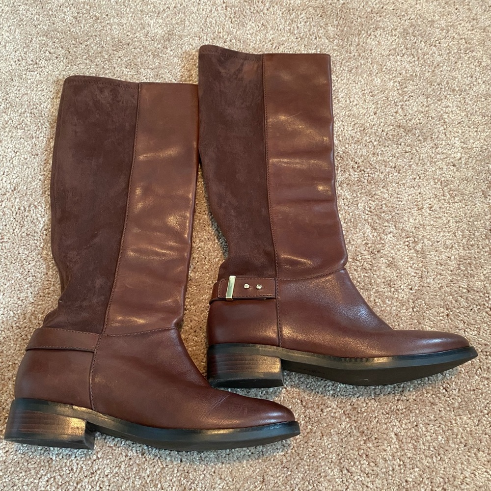 COLE HAAN Brown Leather/Suede Boots size 7